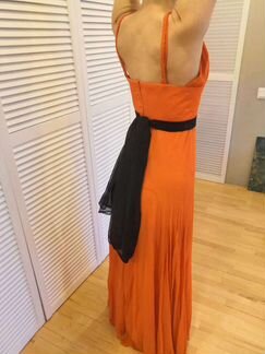 Шёлковое вечернее платье, ручная работа 44