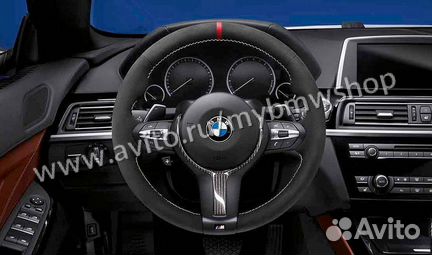 Карбоновая накладка руля BMW F06