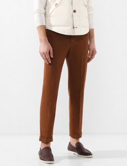 Лоферы Loro Piana Summer Walk кожа мужские черные