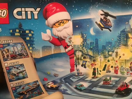 Lego City календарь