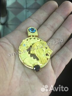 Золотой кулон каррера и каррера дракон