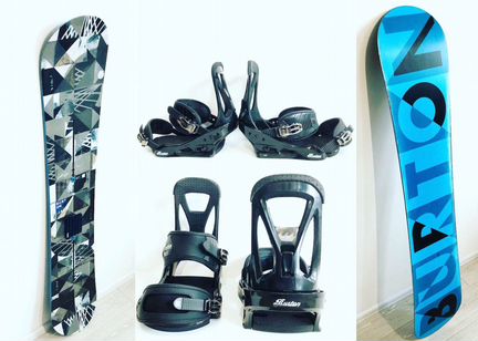 Сноуборд Burton Clash wide+крепы Burton Freestyle