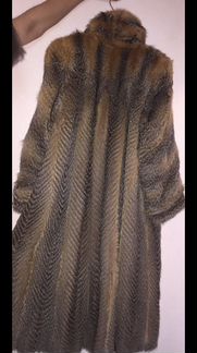 Шуба натуральная лиса