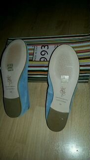 Итальянские балетки новые Versili замша