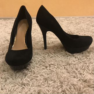 Черные туфли Jessica Simpson 38 р-р, каблук 12 см