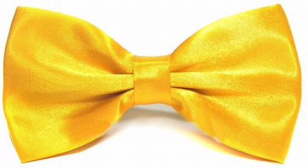 Новая ярко-желтая бабочка-галстук арт.2019-gl01