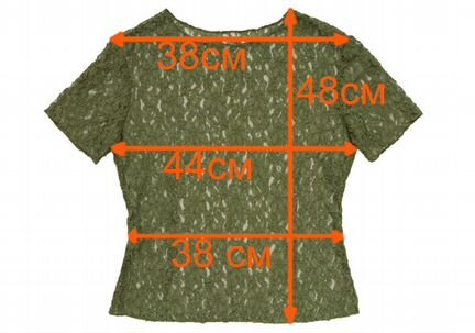 Новая блузка гипюровая прозрачная зеленая кроп-топ