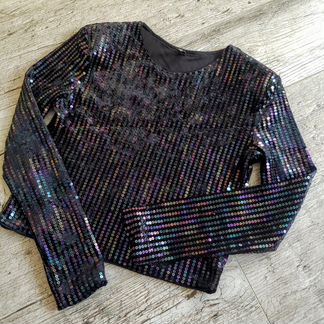 Толстовка бархат с пайетками