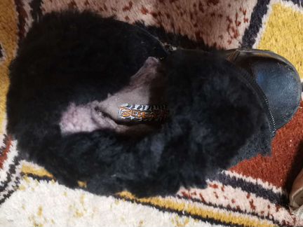 Сапоги зимние для девочки Зебра