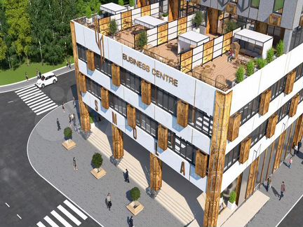 Аренда офиса 131,9 м2 в бц smola