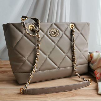 Сумка chanel женская чёрная бежевая