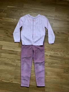 Комплект кофта кардиган и штаны на 5 лет