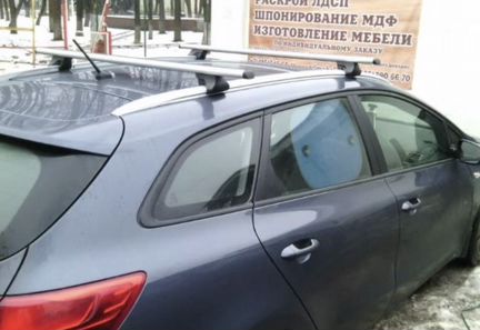 Багажник на рейлинги Киа Сид универсал