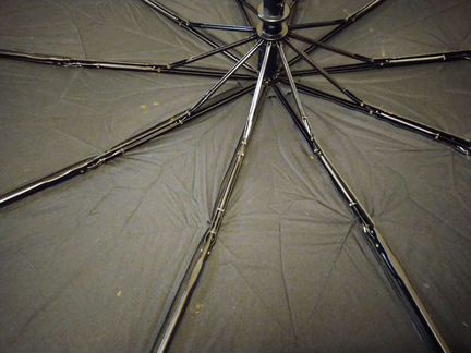 Черный мужской зонт автомат