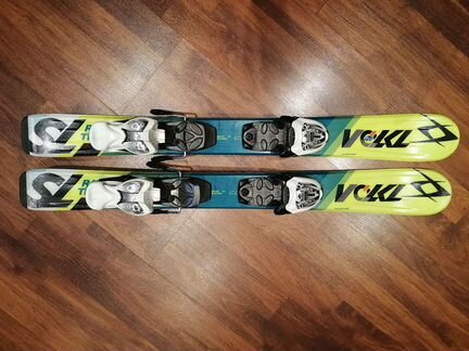 Детские горные лыжи Volki 80см + крепления Marker