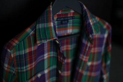 Рубашка ralph lauren почти новая 42 размер