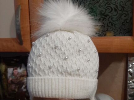 Комплект шапка, манишка