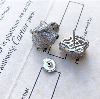 Коллекция Cartier. Серебро. серьги.кольцо