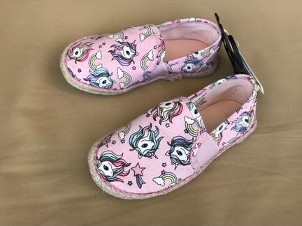 Эспадрильи H&M для девочки,30р, новые