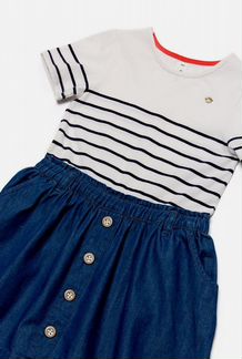 Новое платье джинсового на рост 152