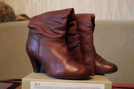 Сапоги кожа