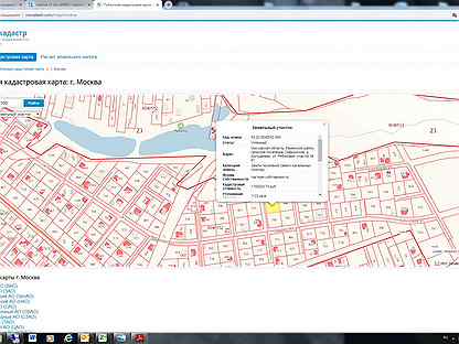 Кадастровая карта раменского района московской области