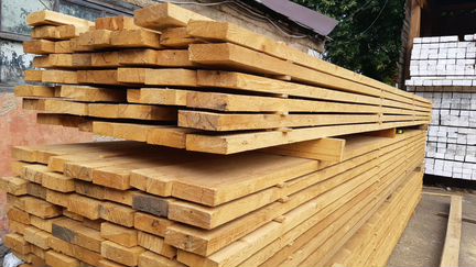 Доска обрезная сиб-кий лес лиственница 40мм толщ