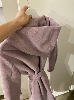 Пальто Zara с капюшоном