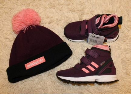 Новые утеплённые ботинки рр 32 adidas