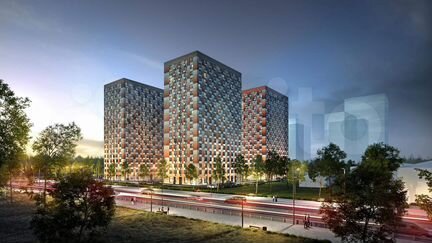 2-к квартира, 49.4 м², 15/19 эт.