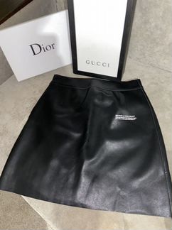 Юбка кожаная Off White