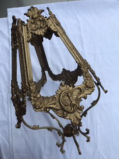 Каркас лампы, бронза