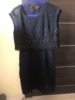 Платье коктейльное naf naf