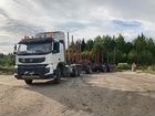 Лесовоз Volvo с прицепом jyki