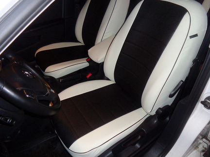 Модельные чехлы Фольксваген Джетта 6 из экокожи