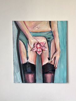 Картина «Лотос», холст 60х70