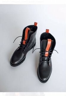 Ботинки кожаные, размер 40 (или 39,5)