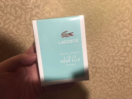 Туалетная вода lacoste L.12.12 Natural pour Elle