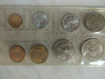 Набор монет Греция 1973 г