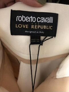 Брюки белые костюмные Roberto Cavali x LR