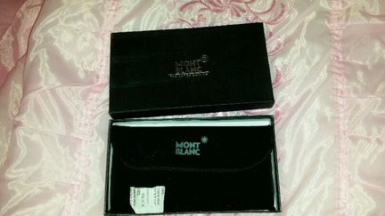 Портмоне новый мужской Mont Blank из экокожи