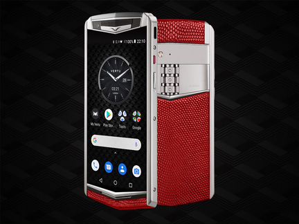 Новый Vertu Aster P Baroque Ti Red Lizard