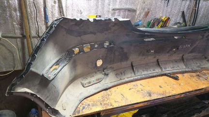 Бампер задний опель астра аш хетчбек opel astra h