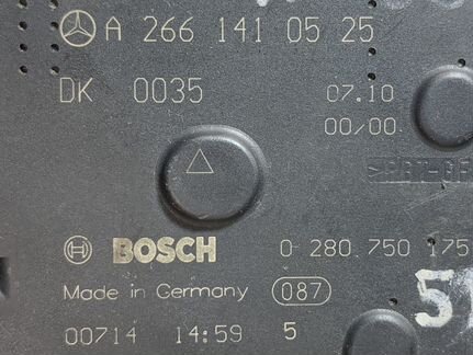 Дроссельная заслонка Mercedes M266 M271