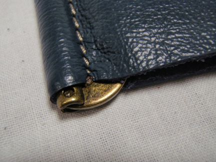 Зажим для денег из кожи улза-1 Россия