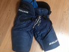 Хоккейные синие шорты bauer nexus 1000 JR L