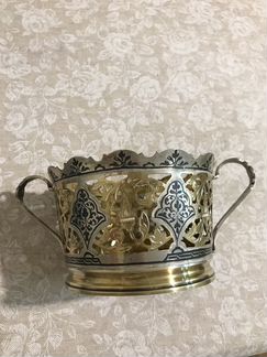Серебряная конфетница