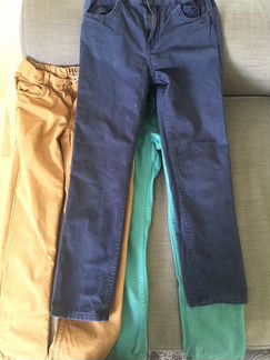 Брюки H&M, 3 штуки, 140 размер