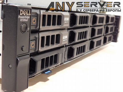 Сервер Dell R720xd 2x E5-2620v2 128Gb H710 12x3.5