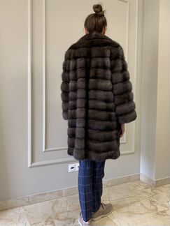 Шуба из баргузинского соболя